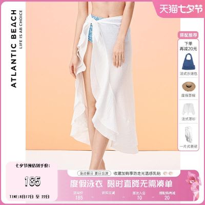 Atlanticbeach Sexy Wrap Skirt Swimsuit Womens Sunscreen Blouse Fashion Beach Shawl 2022 New