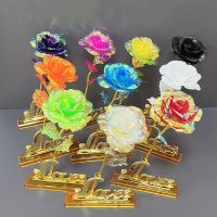 【YF】♞☒  New Valentines Day Foil Plated Gold Lasts Wedding Lighting Gifts 2023