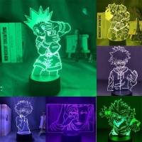 YT Anime 3D Lamp HUNTER×HUNTER GON·FREECSS LED Lighting USB Desk Home Office Detachable Acrylic Touch Switch 7 Colors Gift TY