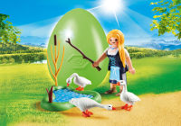 Playmobil 70083 Easter Eggs Maiden with Geese เพลย์โมบิล อีสเตอร์ หญิงสาวและห่าน