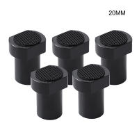 5pcs Non Slip Pad DIY Woodworking Clamp Insert Reusable Stopper Planing Plug Positioning Black Dog Hole T Track Aluminum Alloy Table Stop Short Workbench Peg