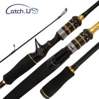 Catch.u Fishing Rod Carbon Fiber Spinningcasting Fishing Pole 1.8m Fast Lure Fishing Rods Bait Weight 10-30g Line Weight 8-15LB