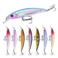 【lz】₪◊  Artificial Bionic Crank Lures Kit isca dura flutuante Swing Crankbait Crazy Wobbler Fishing Lure Set cores misturadas Minnow 7pcs por lote