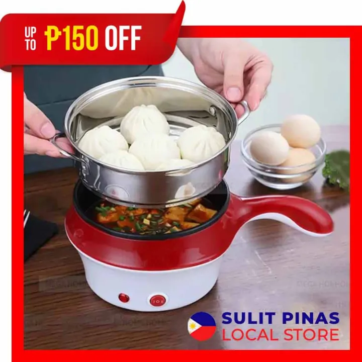 Mini Stainless Steel Grade Multi Cooker With Steamer (1.2L 220V