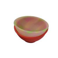 2pcs Silicone wax bowl rubber silicon nonstick Bho Dab bowls cute microwave lonc fluorescent Dinnerware Set Kitchen Tools