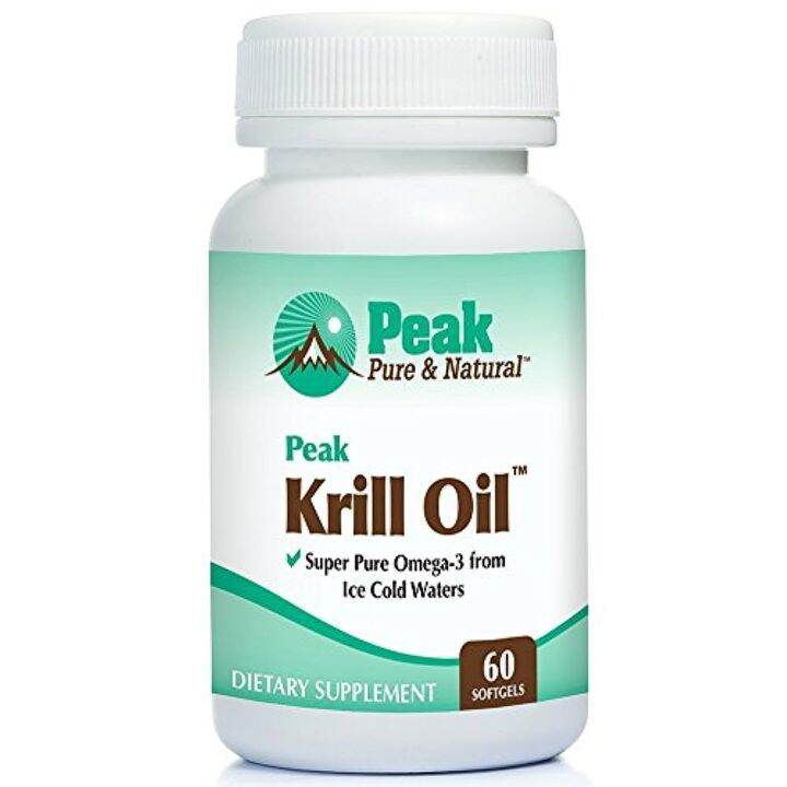 [PREORDER] Peak Pure & Natural, Peak Krill Oil Supplement Better Than Fish Oil for Joint and