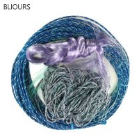 BLIOURS Finland ตกข่ายสำหรับตกปลาฟ้าเส้นเดี่ยวตกข่ายสำหรับตกปลาเหนียวสีฟ้า1.8X30เมตรตกข่ายสำหรับตกปลากลางแจ้ง