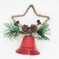 Bell String 2022 Christmas Decoration Iron Christmas Tree Bells Pendant Creative Xmas Decor 2023 New Year Gift Jingle Bells#p