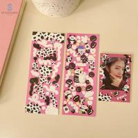 STATIONERY Ins Trendy เครื่องเขียน สัตว์เลี้ยง บัญชีมือ DIY สมุดภาพ สติกเกอร์การ์ด Kpop สติกเกอร์การ์ดไอดอล สติกเกอร์ตกแต่ง สติ๊กเกอร์ริบบิ้นแพนด้า