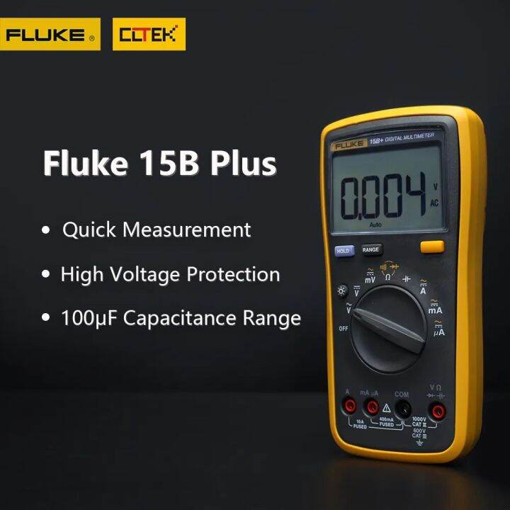 dsfjksd Fluke 15B Plus Professional Intelligent Multimeter Digital ...