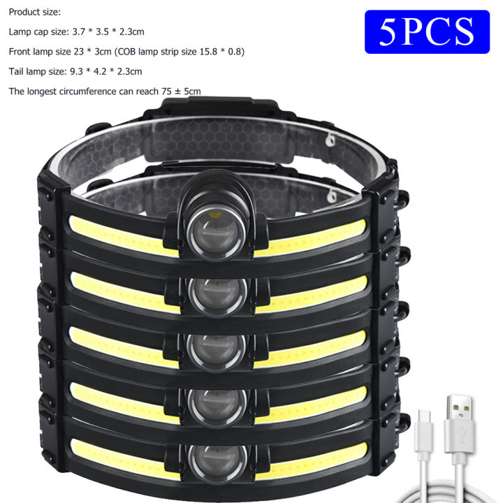 1-10pcs-all-view-cob-headlamp-ip68-waterproof-headlights-usb-rechargeable-head-torch-8-lighting-modes-night-running-head-lights