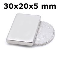 Imanes30mmX20mmx5mm Bulk Sheet Neodymium Magnet 30x20x5 Block Powerful Magnets 30x20x5mm Permanent NdFeB Magnetic Magnet 30x20x5