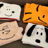 เสื้อคลุมไหล่ มีฮู้ด ผ้าฟลีซ ลายการ์ตูน Snoopy Charlie Confused Tucker อเนกประสงค์ สําหรับนักเรียน 9112