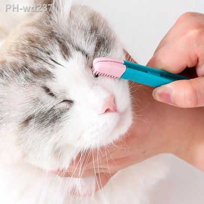 Small Cat Comb Clip Brush for Eyes Ears Pet Grooming Tools for Dogs Cats Ears Eyes Hair Stain Remover Removing Crust and Mucus