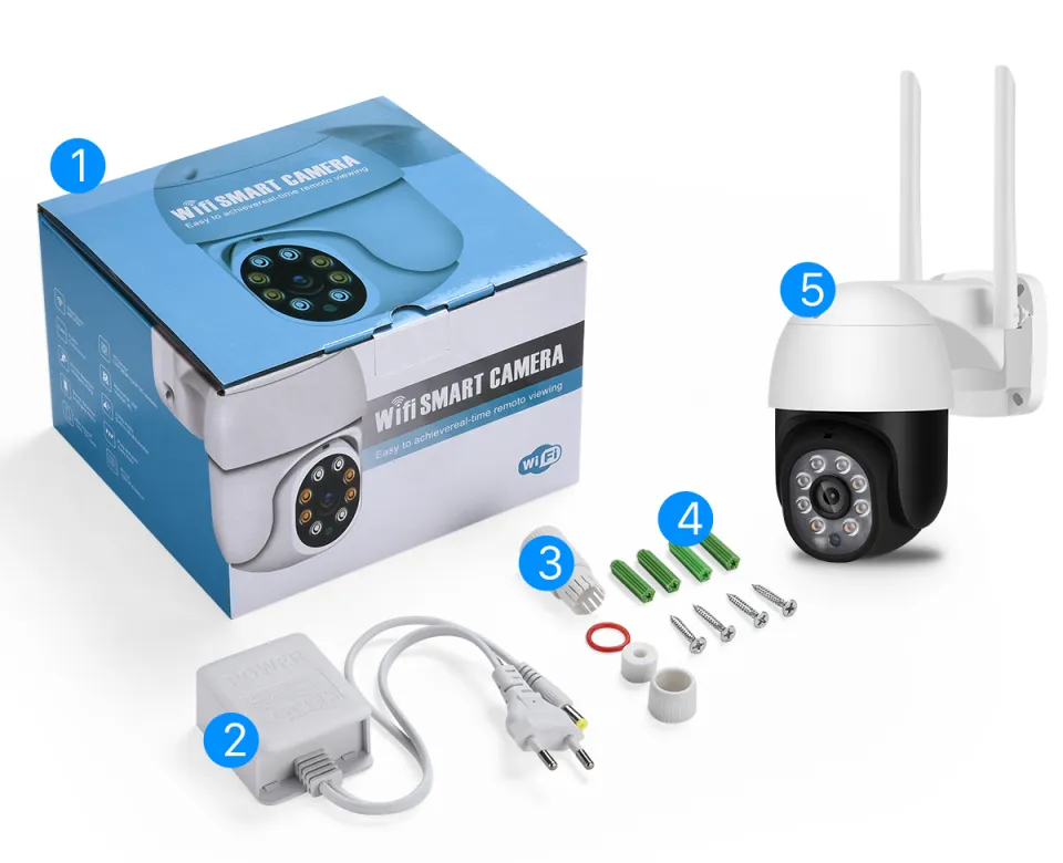 Besder Home Security Ip Caméra Sans Fil Smart Wifi Caméra Wi-Fi