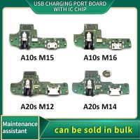 สายเชื่อมต่อพอร์ต USB Flex Cable สําหรับ Samsung Galaxy A10S A107 A107F A20s A207 A207F M12 M14 M15 M16 ชิ้นส่วนเชื่อมต่อดั้งเดิม