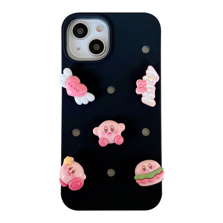 เคสคุณภาพดีเยี่ยมซิลิโคนลายการ์ตูนน่ารักน่ารักเคสไอโฟนลวดลายสัตว์-crocs-แบบรูลมที่ออกแบบมาสำหรับ-iphone-14-13-12-11-pro-max