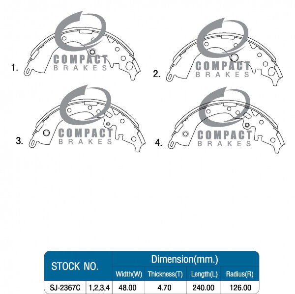 compact-brakes-ก้าม-ผ้าเบรคคู่หลัง-toyota-commuter-3-0-ปี-2004-2011-tcn-2367