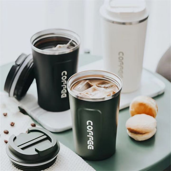 Travel Mug Insulated Coffee Cup With Leakproof Lid Vacuum Insulation ...