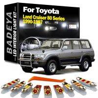 (Premium car) BADEYA 16X Canbus รถยนต์ LED ชุดไฟตกแต่งภายในสำหรับ Toyota Land Cruiser 80 Series 1990 1991 1992 1993 1994 1995 1996 1997หลอดไฟ Led