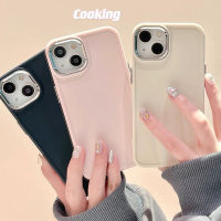 เคสโทรศัพท์มือถือ ซิลิโคนนุ่ม กันกระแทก แต่งกระดุมโลหะ สําหรับ IPhone 14 13 12 11 Pro Max XS X XR 8 + 7 Plus