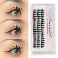 Manga Lashes Thick Little Devil ขนตาปลอม Bundles Single Cluster Segmented Natural Simulation Cos Eyelashes Eye Extension