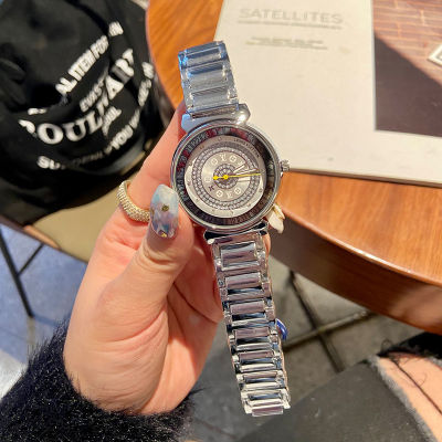 นาฬิกา ผู้หญิงนาฬิกาควอตซ์2022ใหม่ผู้หญิงนาฬิกาข้อมือสายสแตนเลสคลาสสิกสามขาสุภาพสตรี นาฬิกา