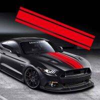 [Toy City] Car Hood Stripe Sticker Auto Racing Stripes Body Decal ไวนิลตกแต่งสำหรับยานพาหนะ