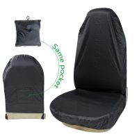 AUTOYOUTH Premium Waterproof Bucket Seat Cover (1 Piece) Universal Fit for Most of Cars Trucks Suvs Black Car Seat Protector