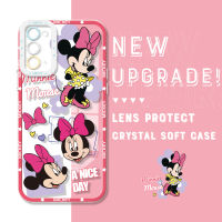 Casing Ponsel Samsung Galaxy Note20 Note20อัลตร้าต้นฉบับเคสการ์ตูนมิกกี้กันกระแทกปลอกอ่อนเคสมือถือใสป้องกันกล้องคลุมทั้งหมด