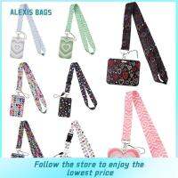 ALEXIS กระเป๋าคู่รักของขวัญแนวตั้งธุรกิจหน้าต่างโปร่งใสเคสกระเป๋าเก็บบัตรซองใส่บัตรที่ใส่บัตรสายคล้องดอกทานตะวัน