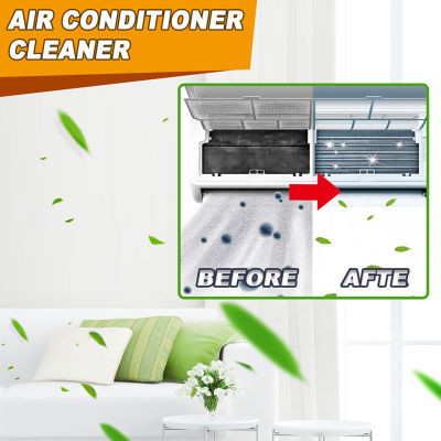 60Ml ล้างฟรี Foaming Sprayer Deodorizer Air Conditioner Coil Condenser Cleaner เครื่องมือทำความสะอาดในครัวเรือน Air Conditioner Cleaner