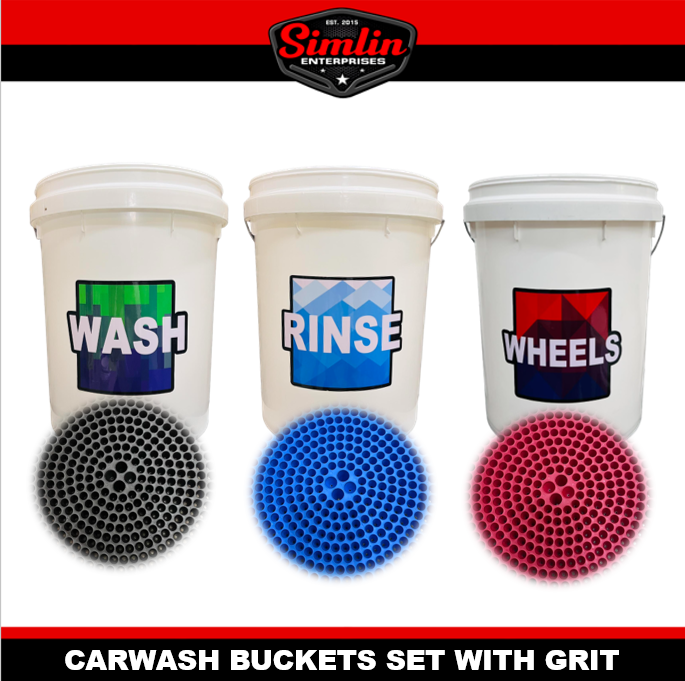 CARWASH BUCKETS SET WITH GRIT GUARDS Lazada PH