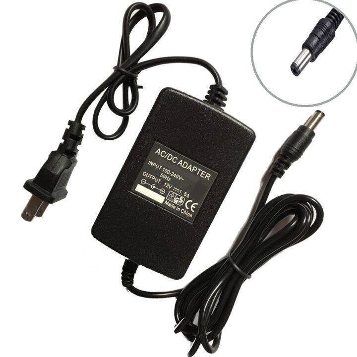 12V 1.5A 1500MA 5.5*2.5mm AC Adapter For Yamaha PSR-175 PSR-530 PSR ...