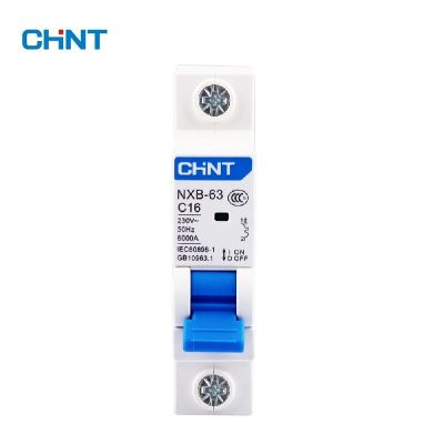 Chnt Nxb-63 Miniature Circuit Breaker Mcb 6ka Type C 1P 220V 230 V 240V 1a 2a 3a 4a 6a 10a 20a 25a 32a 40a 50a 63a