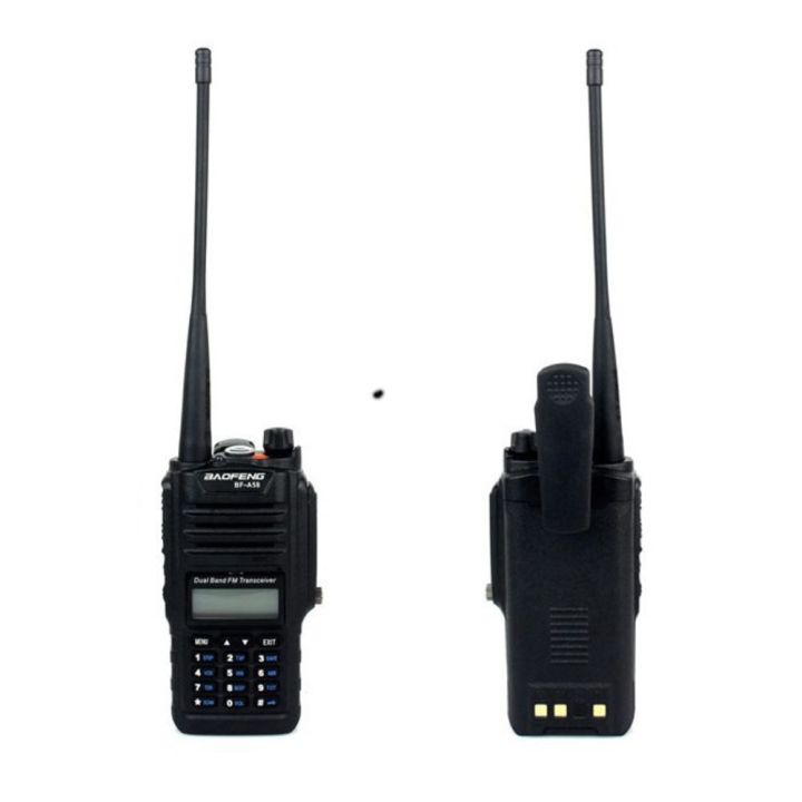 Radio Walkie Handy Talky Ht Baofeng Pofung Dual Band Wp Uhf Vhf A58 Lazada Indonesia