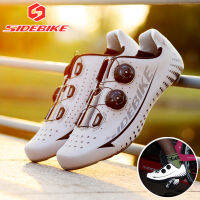 Sidebike carbon sole shoes 3M reflective upper professional carbon lightweight self-locking road cycling shoes