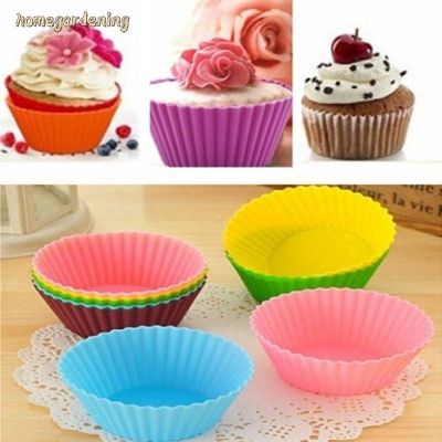 12Pcs Silicone Cupcake Muffin Cake Mold Chocolate Dessert Baking Tool