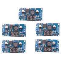 5Pcs LM2596S DC-DC Buck Converter Step Down Module Voltage Regulator Adjustable Power Supply Module 36V 24V 12V to 5V 2A