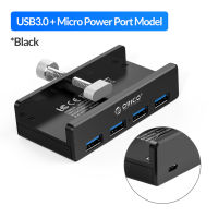 jianzhifen MH4PU ORICO/MH4PU-P คลิปชนิด4พอร์ต USB 3.0ประเภท USB อลูมิเนียมฮับต่อพ่วงเครื่องแยกอเนกประสงค์สำหรับโน็คบุคตั้งโต๊ะแท่นวางมือถือ