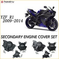 ฝาปิดเครื่องยนต์รถจักรยานยนต์ YZF-R1สำหรับ Yamaha YZF-R1 YZF R1 2009 2010 2011 2012 2013 2014รองการป้องกันชุดเครื่องยนต์