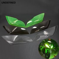 For Kawasaki ZX-10R ZX10R 2011-2015 Motocross Motorcycle Headlight Cover Protector Transparent Screen  Covers Smoke 2PCS