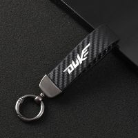 Fashion motorcycle carbon fiber leather rope Keychain For KTM Adventure 790 990 1050 1290 SUPER ADVENTURE R Duke 125 200 250 39