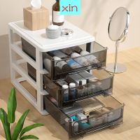 Transparent Desktop Storage Box Small Drawer Type Storage Cabinet On Desk Plastic Stationery Box Mini Storage Box