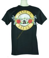 เสื้อวง GUNS N ROSES เสื้อเท่ห์ แฟชั่น กันส์แอนด์โรสเซส ไซส์ยุโรป PTD1587