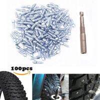 100ชิ้นยางแหลมรองเท้าสำหรับรองเท้าแหลมจับแหลมสำหรับ Fatbike Moutain Vehicel Studs สกรูในกระดุมยางทังสเตน Tipped ประมง