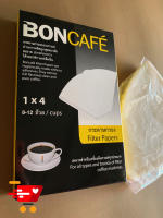 ‣‣‣ Boncafe กระดาษกรองกาแฟ Size 1 x 4  นิ้ว  40 ชิ้น   ⒼⓊⓈ