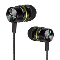 URBANFUN Hybrid 2-Way Earphone With Headset HIFI In-ear Sports Gaming Wired Earplugs 3.5mm Earphone With Microphone