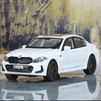 รถ BMW 320I 3 2023รถโลหะผสมของเล่นโลหะหล่อจากเหล็กโมเดลจำลองการเก็บรวบรวมเสียงและแสงของขวัญที่เป็นของเล่นเด็กเด็กผู้ชาย1:32