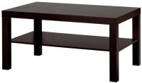 LACK Coffee table, black-brown, 90x55 cm (ลัค โต๊ะกลาง, น้ำตาลดำ, 90x55 ซม.)